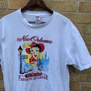 Vintage Betty Boop French Quarter T Shirt XXL